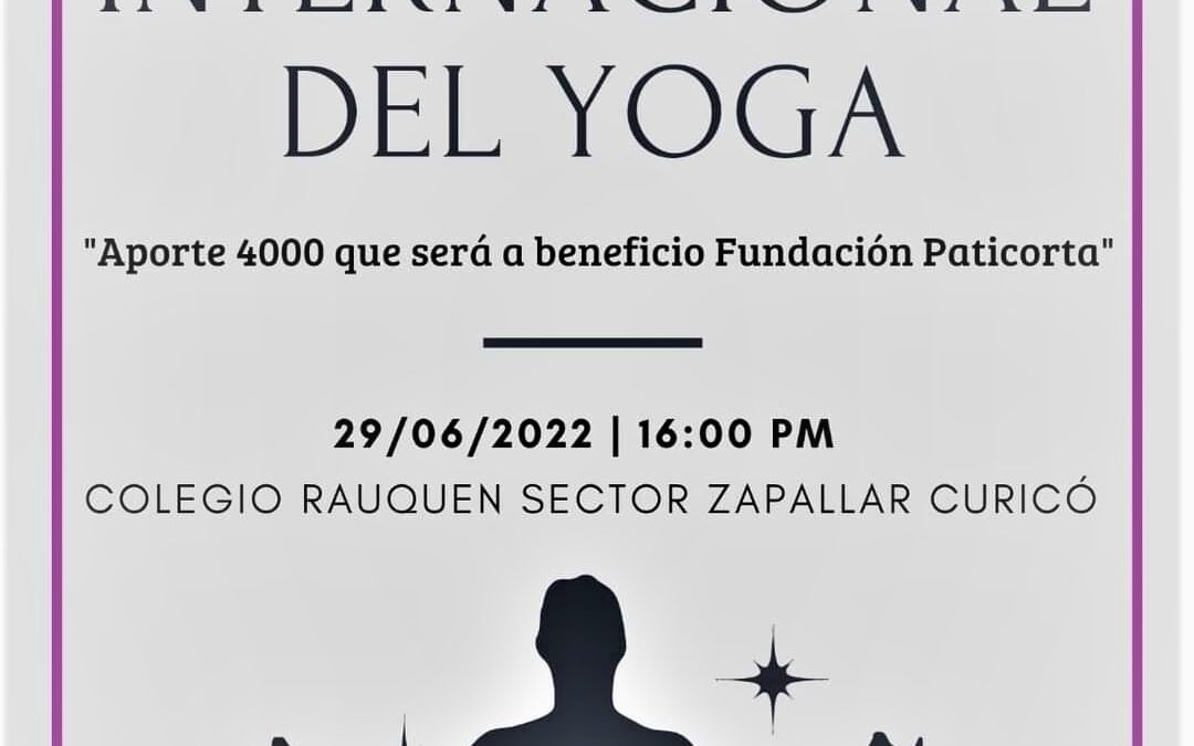 FESTEJEMOS EL DÍA MUNDIAL DEL YOGA APOYANDO A FUNDACIÓN PATICORTA