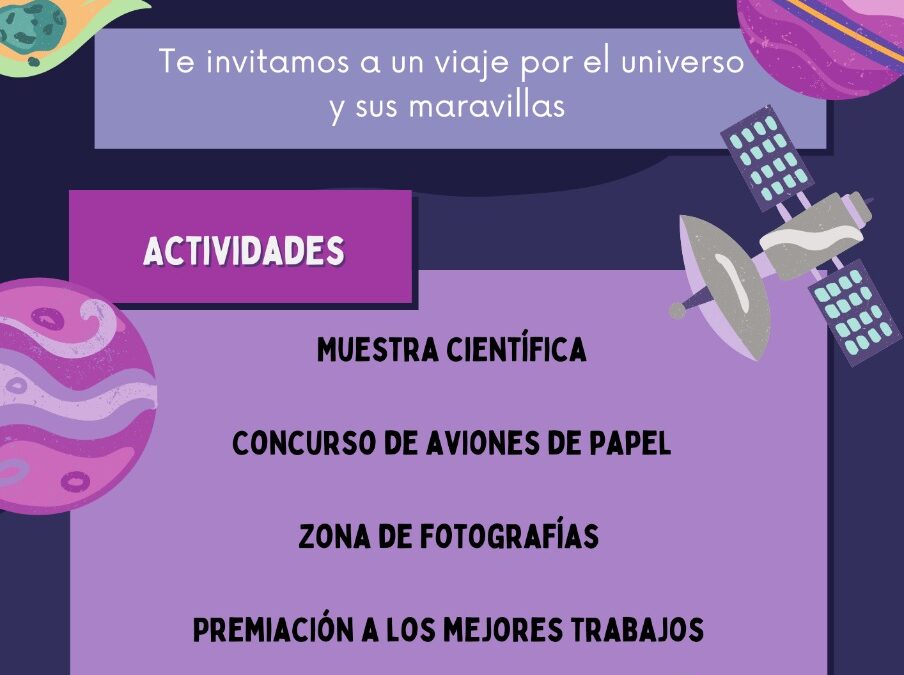 ¡PARTICIPEMOS EN LA SEMANA DE LA CIENCIA Y TECNOLOGÍA!