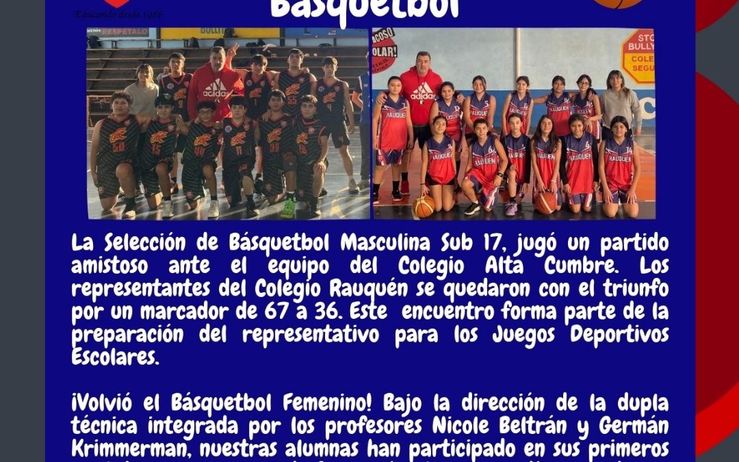 TALLERES EXTRAPROGRAMÁTICOS COLEGIO RAUQUÉN.
