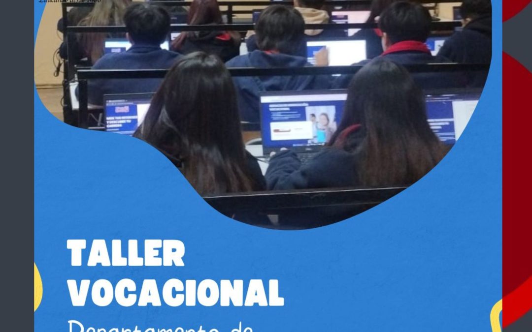 ESTUDIANTES DE 4° MEDIO COMENZARON SU TALLER VOCACIONAL.
