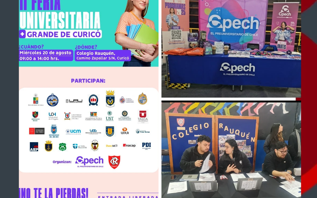 EXITOSA SEGUNDA VERSIÓN DE LA FERIA UNIVERSITARIA MÁS GRANDE DE CURICÓ