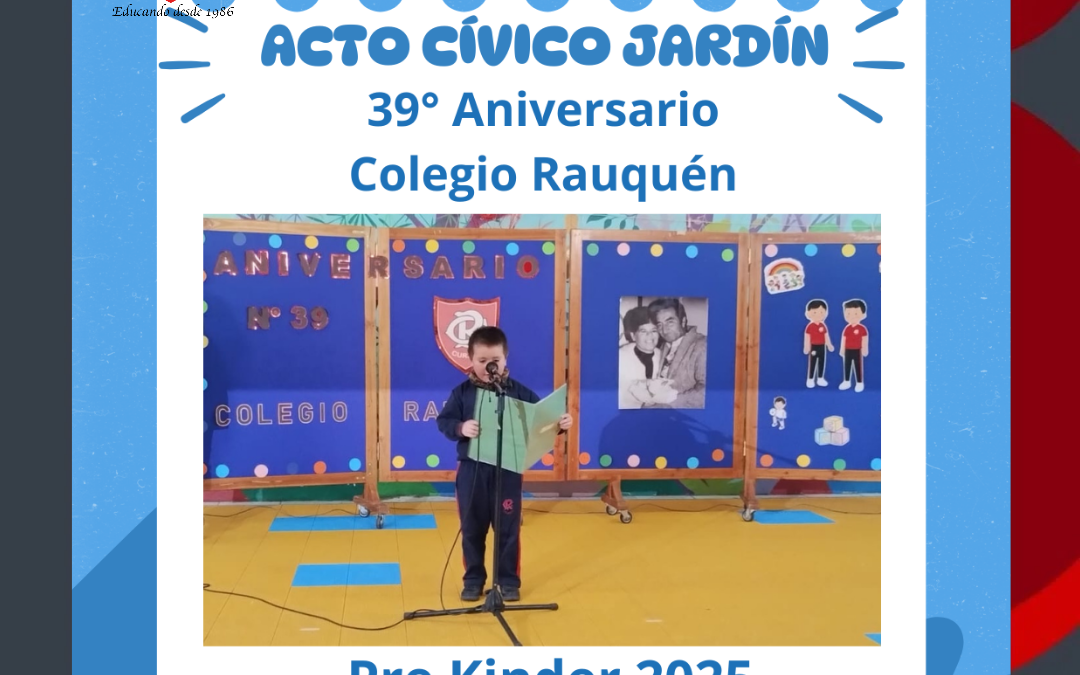 ACTO CÍVICO PRE KINDER.