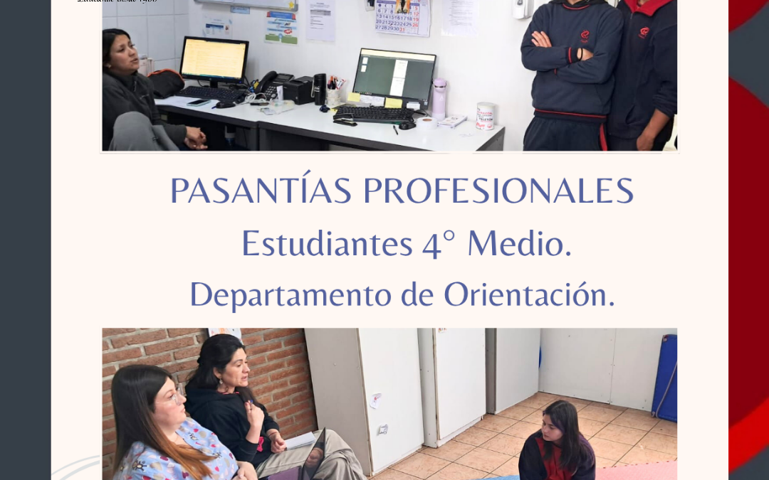 PASANTÍAS PROFESIONALES ALUMNOS DE 4° MEDIO