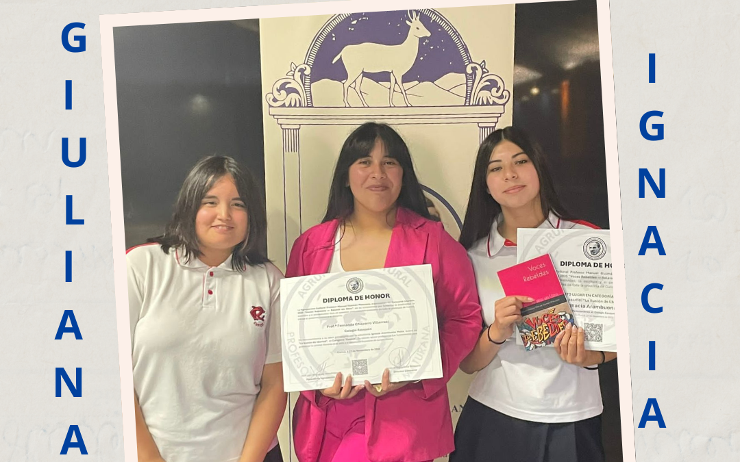 JÓVENES ESTUDIANTES FUERON PREMIADAS EN CONCURSO LITERARIO