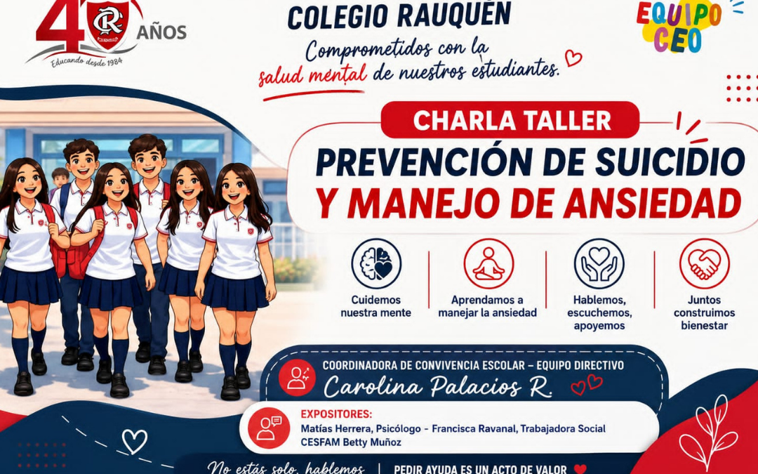 EQUIPO DIRECTIVO Y EQUIPO CEO PROMOVIERON INICIATIVA PARA CUIDAR LA SALUD MENTAL