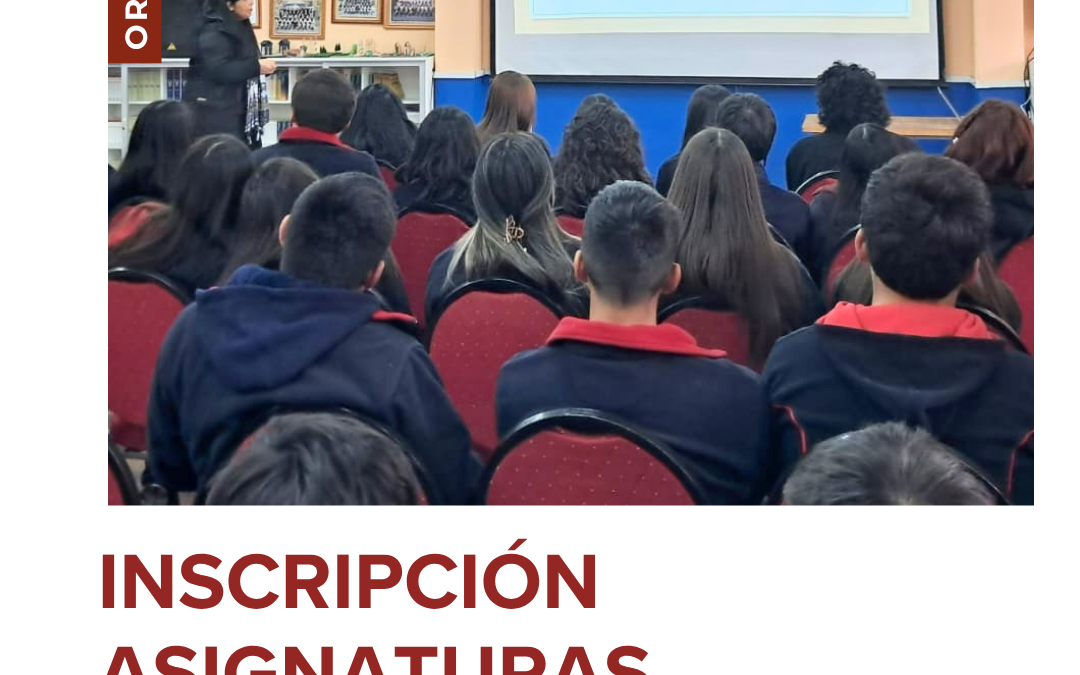 COMENZÓ EL PROCESO DE INSCRIPCIÓN DE ASIGNATURAS ELECTIVAS