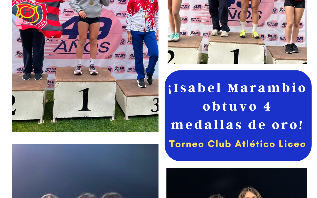 ¡GRAN PRESENTACIÓN DE ISABEL MARAMBIO EN IMPORTANTE CERTAMEN DEPORTIVO!