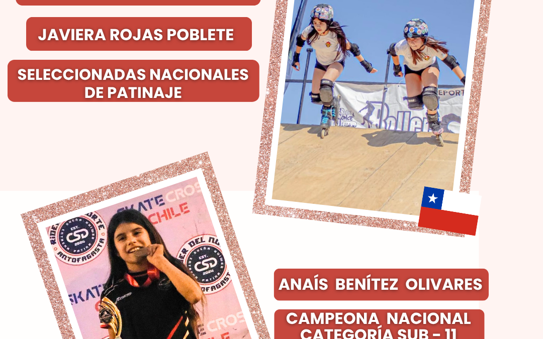¡ALUMNAS DEL COLEGIO RAUQUÉN EN LA CIMA DEL PATINAJE CHILENO!