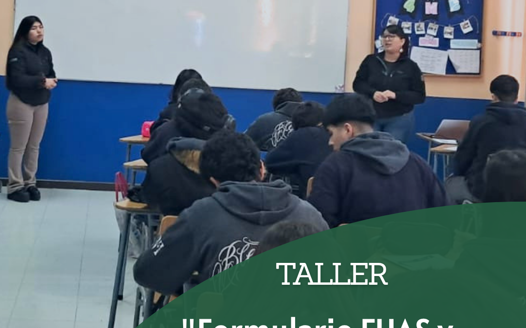 PROFESIONALES DE AIEP DICTARON TALLER PARA ESTUDIANTES DE 4° MEDIO.
