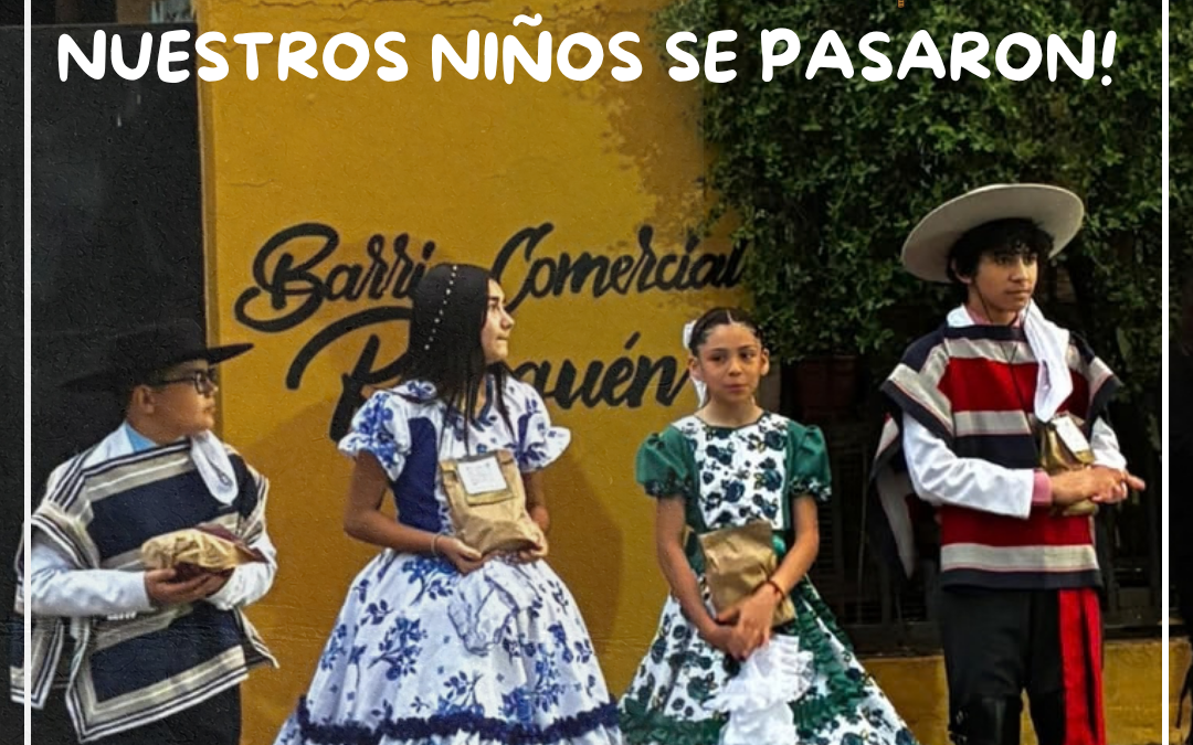 GRUPO FOLCLÓRICO DE RAUQUÉN BÁSICA PARTICIPÓ EN ACTIVIDAD COMUNITARIA