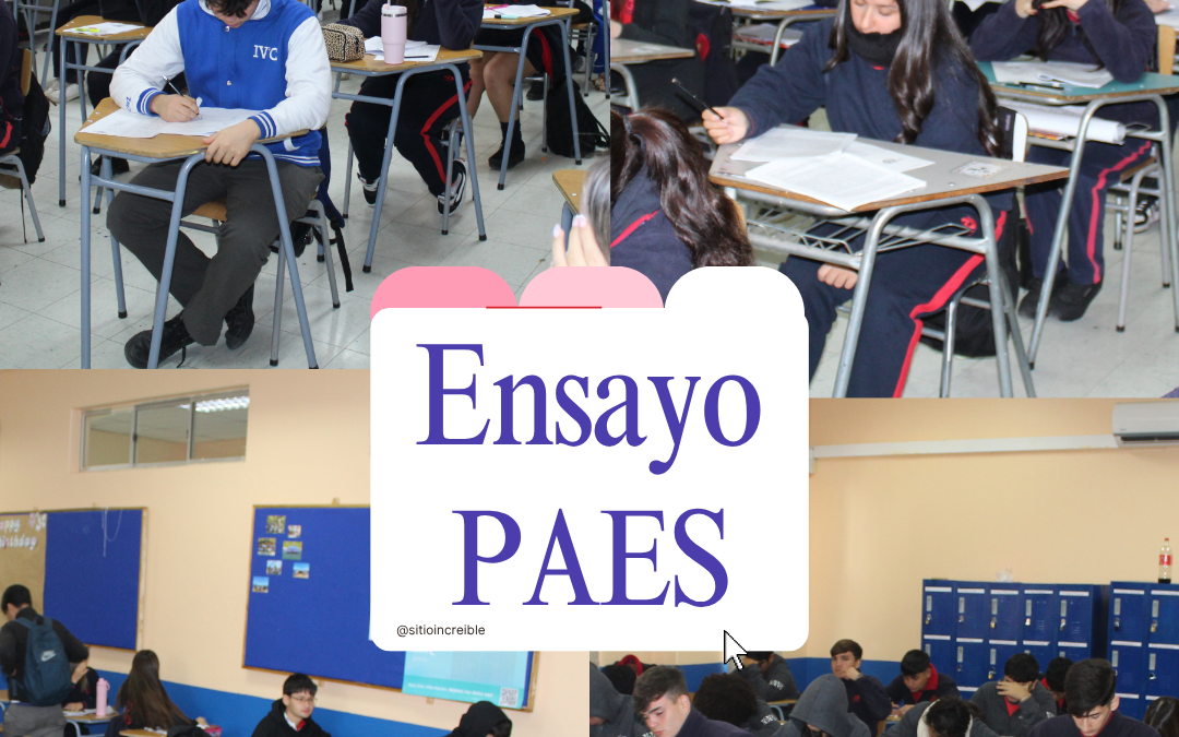 ESTUDIANTES DE 4° MEDIO RINDIERON NUEVOS ENSAYOS DE LA PRUEBA PAES